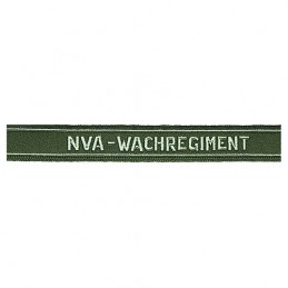 Nášivka páska NVA na rukáv \'WACHREGIMENT D.NVA\'