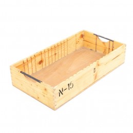 Šuplík bedýnka dřevěná ze zdravotních beden 9x24x44cm