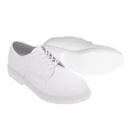 Boty -  polobotky k uniformě OXFORD BÍLÉ