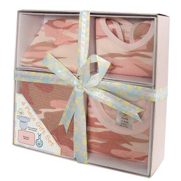 Set dárkový INFANT na batole BABY PINK CAMO
